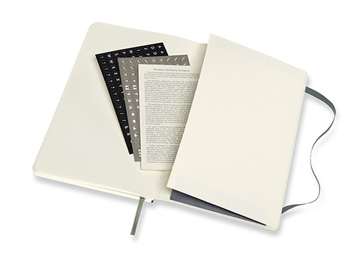 Блокнот недатований Moleskine PRO м'який середній 13 х 21 см лісовий зелений