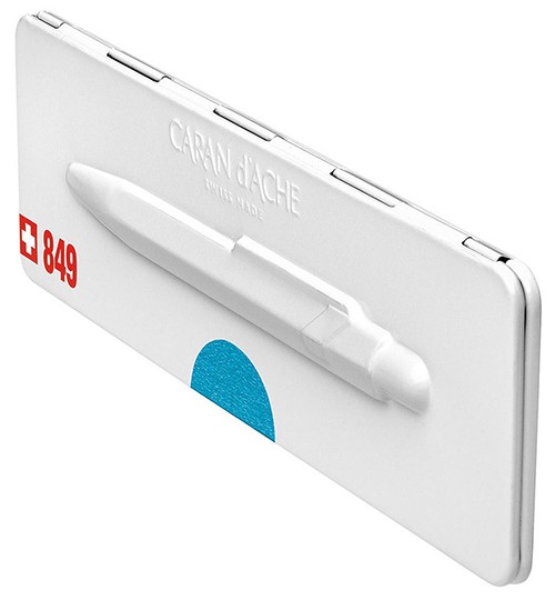Ручка Caran d'Ache 849 Metal-X блакитна + бокс