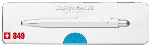 Ручка Caran d'Ache 849 Metal-X блакитна + бокс