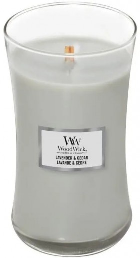 Ароматична свіча WoodWick Large Lavender &amp; Cedar 609 г 