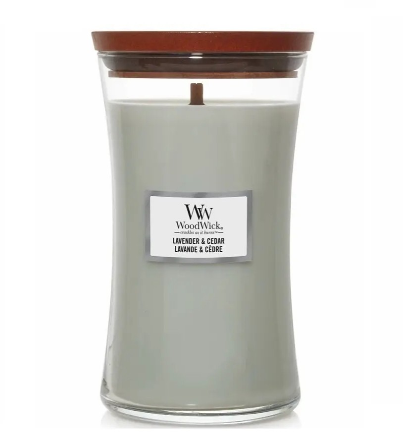 Ароматична свіча WoodWick Large Lavender & Cedar 609 г 