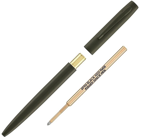 Автоматична кулькова ручка Fisher Space Pen Cap-O-Matic Olive Drab Green Cerakote сіро-оливкова