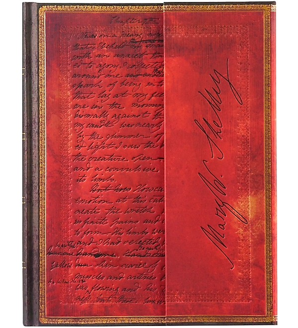 Блокнот Paperblanks Манускрипт Мері Шеллі великий 18 х 23 см в лінію