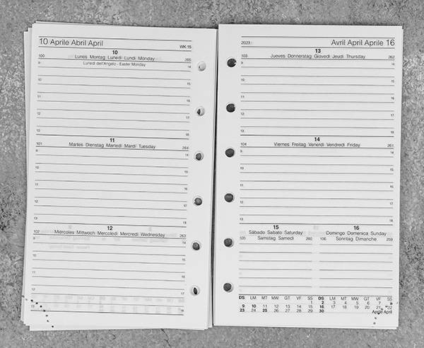 Вставка inTempo для органайзера Щотижневик на 2026 рік Personal