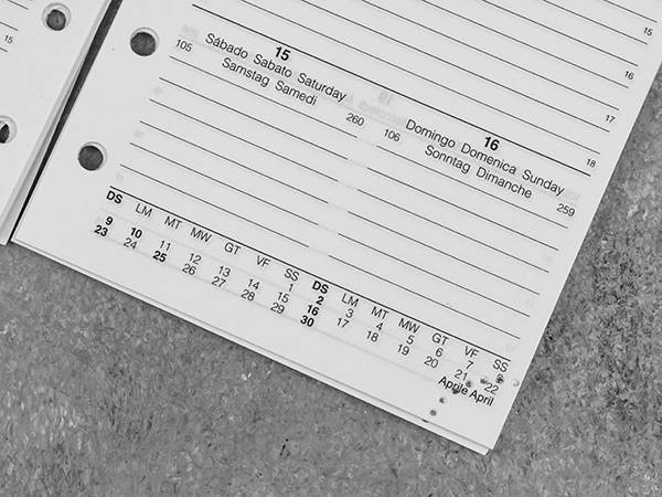 Вставка inTempo для органайзера Щотижневик на 2026 рік Personal