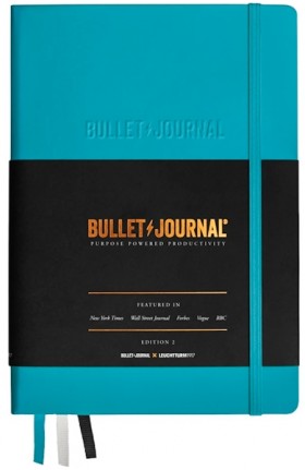 Блокнот Leuchtturm1917 Bullet Journal Edition 2 середній 14,5 х 21 см в крапку бірюзовий