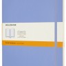 Блокнот Moleskine Classic великий 19 x 25 см в лінію блакитна гортензія м'який