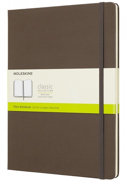 Блокнот Moleskine Classic великий 19 x 25 см нелінований коричневий