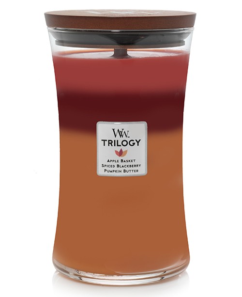 Ароматична свіча WoodWick Large Trilogy Autumn Harvest 609 г