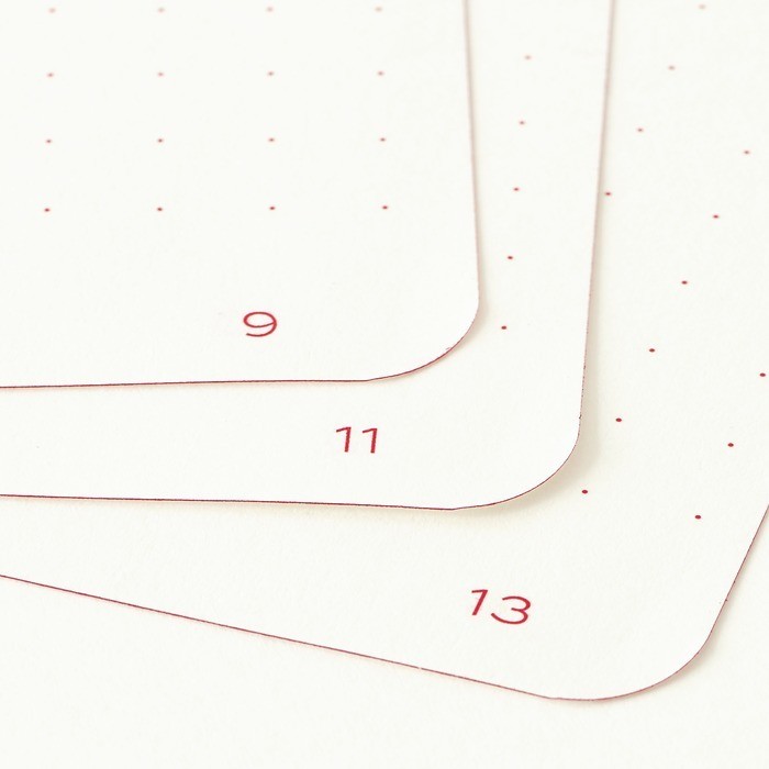 Блокнот  Leuchtturm1917 Red Dots edition середній 14,5 х 21 см в крапку хакі