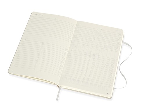 Блокнот недатований Moleskine PRO середній 13 х 21 см сірий