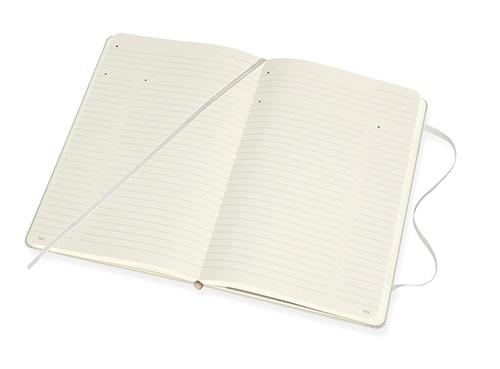 Блокнот недатований Moleskine PRO середній 13 х 21 см сірий