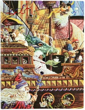 Блокнот Paperblanks Фантастичні Подорожі Перше Плавання великий 18 х 23 см в лінію 