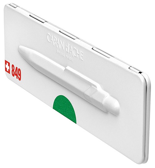 Ручка Caran d'Ache 849 Metal-X зелена + бокс