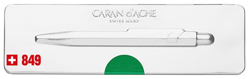 Ручка Caran d'Ache 849 Metal-X зелена + бокс