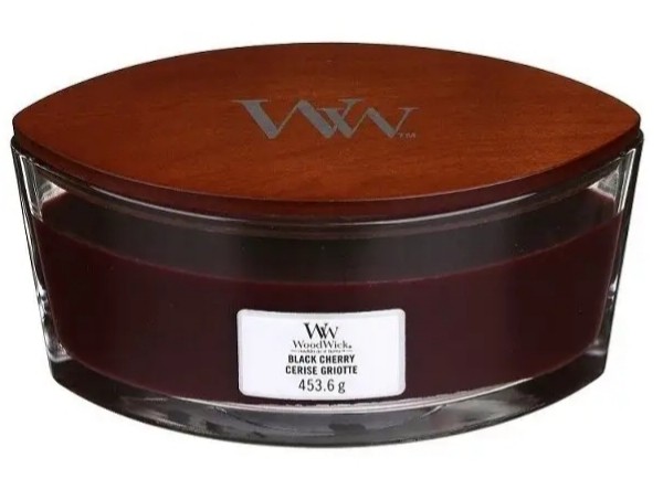 Ароматична свіча WoodWick Ellipse Black Cherry 453 г