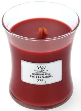 Ароматична свіча WoodWick Medium Cinnamon Chai 275 г 