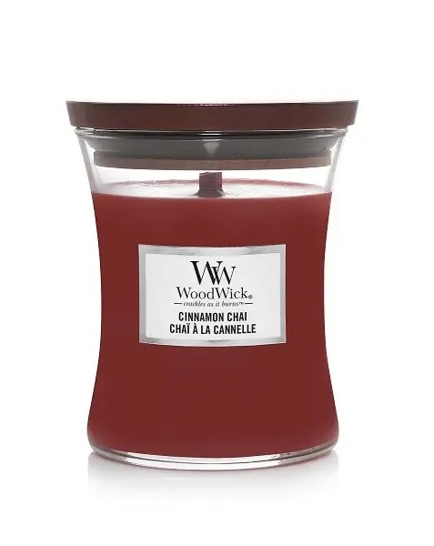 Ароматична свіча WoodWick Medium Cinnamon Chai 275 г 