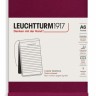 Блокнот Leuchtturm1917 Reporter Notepad кишеньковий 9 х 15 см в лінію винний