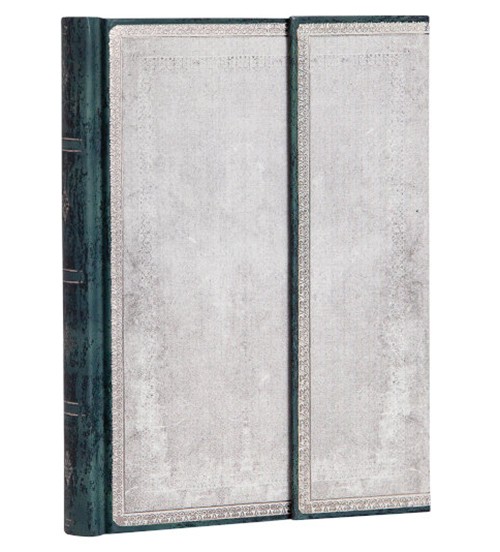 Блокнот Paperblanks Стара Шкіра Сірий середній 13 х 18 см в лінію