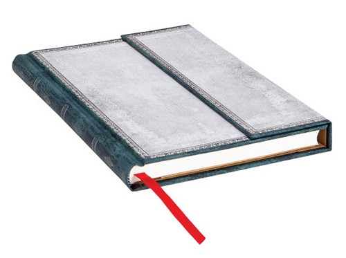 Блокнот Paperblanks Стара Шкіра Сірий середній 13 х 18 см в лінію