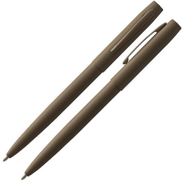 Автоматична кулькова ручка Fisher Space Pen Cap-O-Matic Dark Earth Cerakote коричнева