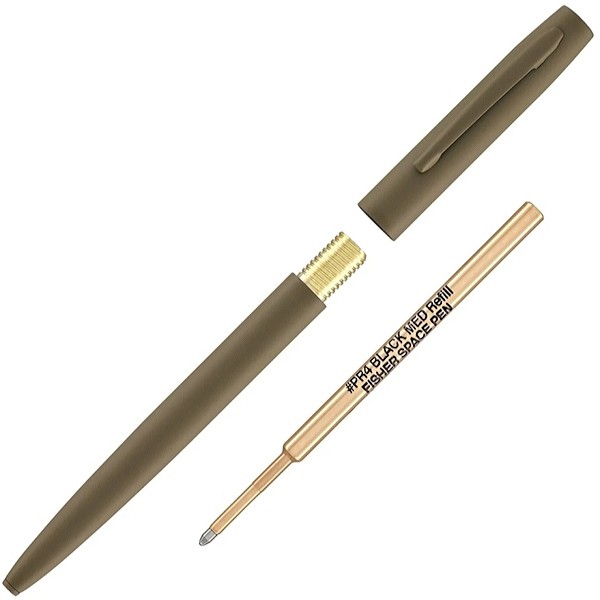 Автоматична кулькова ручка Fisher Space Pen Cap-O-Matic Dark Earth Cerakote коричнева