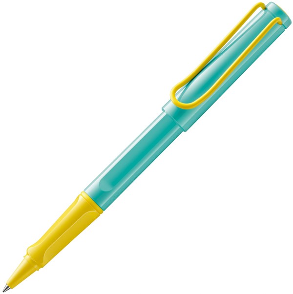 Ролерна ручка Lamy Safari Summer Pina Colada жовто-блакитна 1,0 мм