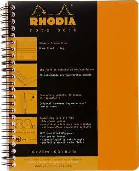 Блокнот Rhodia Classic A5 помаранчевий в лінію