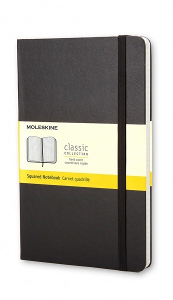 Блокнот Moleskine Classic 9 х 14 см у клітинку чорний