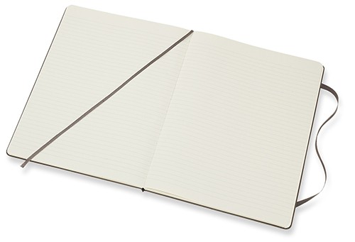 Блокнот Moleskine Classic великий 19 x 25 см в лінію коричневий