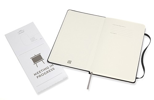 Блокнот недатований Moleskine PRO середній 13 х 21 см чорний