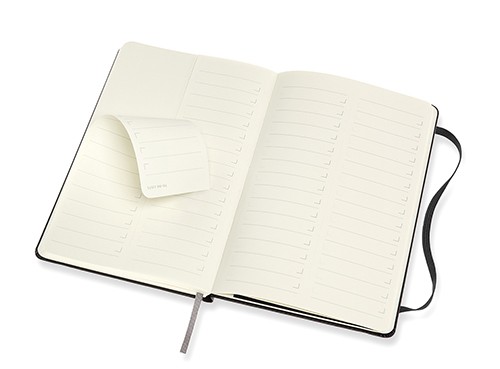 Блокнот недатований Moleskine PRO середній 13 х 21 см чорний