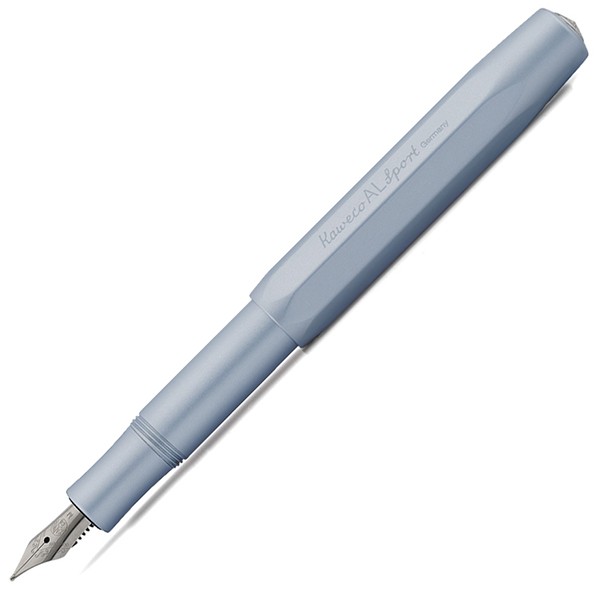 Чорнильна ручка Kaweco Al Sport Light Blue блакитна алюміній перо F (тонке) 