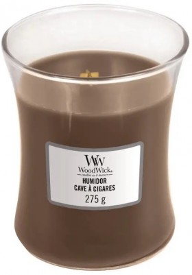 Ароматична свіча WoodWick Medium Humidor cave a cigares 275 г