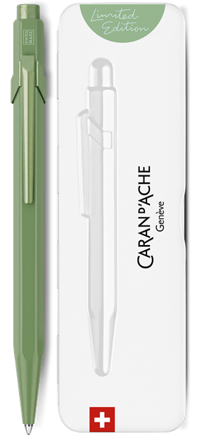 Ручка Caran d'Ache 849 Claim Your Style монохром зелена + бокс