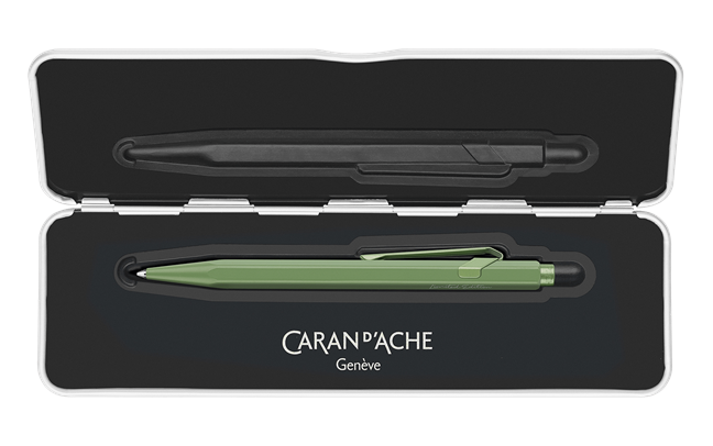 Ручка Caran d'Ache 849 Claim Your Style монохром зелена + бокс