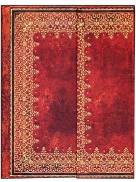 Блокнот Paperblanks Стара Шкіра Бордо великий 18 х 23 см в лінію