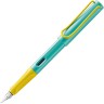 Чорнильна ручка Lamy Safari Summer Pina Colada жовто-блакитна перо M (середнє)