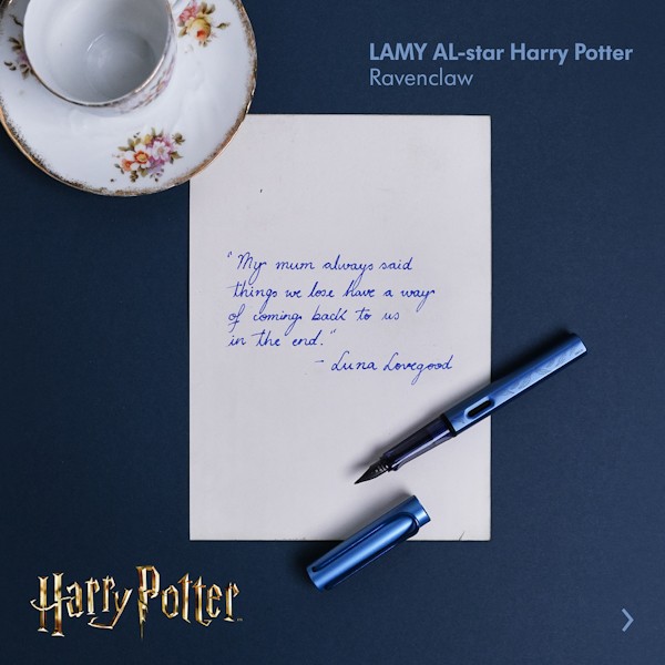Чорнильна ручка Lamy Al-Star x Harry Potter Ravenclaw блакитна перо M (середнє)