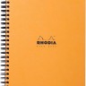 Блокнот Rhodia Classic A5 помаранчевий в крапку