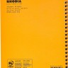 Блокнот Rhodia Classic A5 помаранчевий в крапку