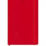 Щотижневик з місцем для записів Moleskine на 2026 рік середній 13 х 21 см червоний м'який