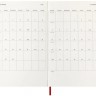 Щотижневик з місцем для записів Moleskine на 2026 рік середній 13 х 21 см червоний м'який