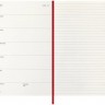 Щотижневик з місцем для записів Moleskine на 2026 рік середній 13 х 21 см червоний м'який