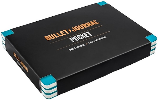 Набір Leuchtturm1917 Bullet Journal Pocket кишеньковий 14,4 х 10,4 см в крапку бірюзовий