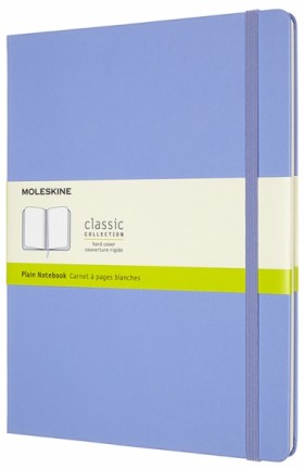 Блокнот Moleskine Classic великий 19 x 25 см нелінований блакитна гортензія