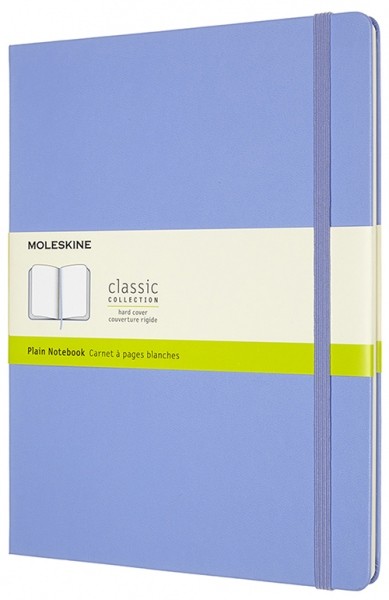 Блокнот Moleskine Classic великий 19 x 25 см нелінований блакитна гортензія