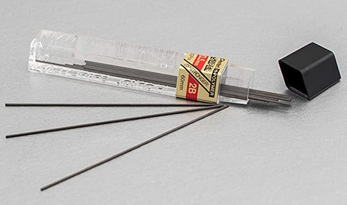 Набір грифелів Pentel Hi-Polimer 2B 0,5 мм (12 штук)