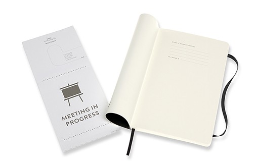 Блокнот недатований Moleskine PRO м'який середній 13 х 21 см чорний
